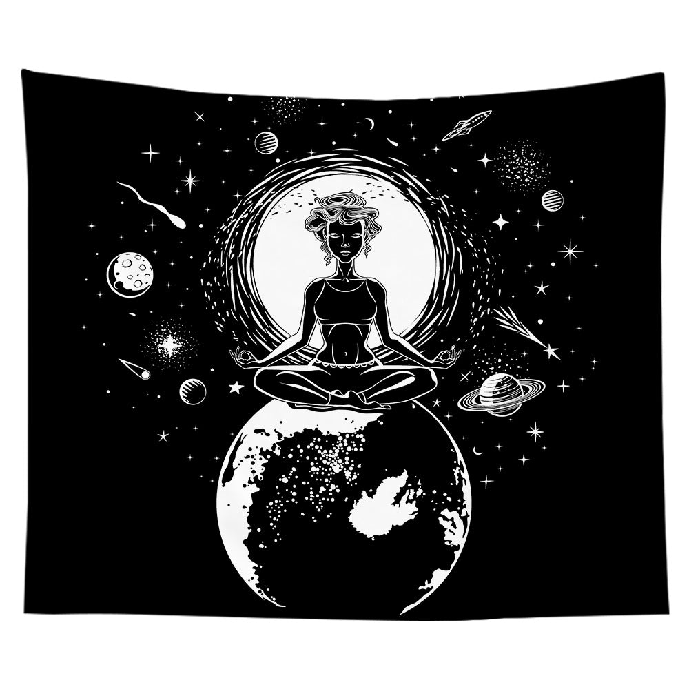 Abstract Art Wall Tapestry for Home Decor - Wind Pattern Fabric Hanging