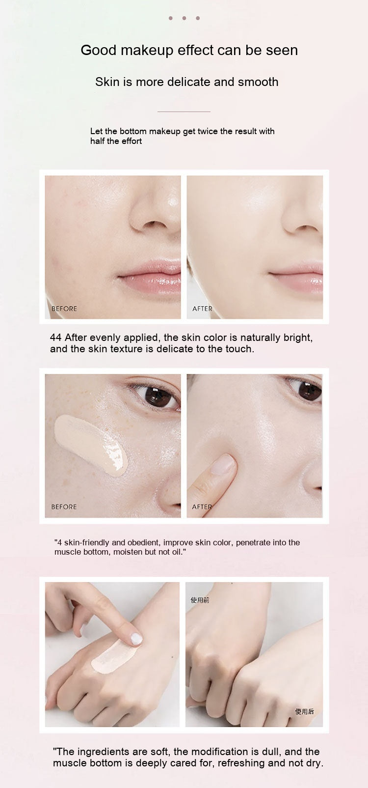 Makeup Primer Milk - Delicate Skin, Poreless Finish, 30g
