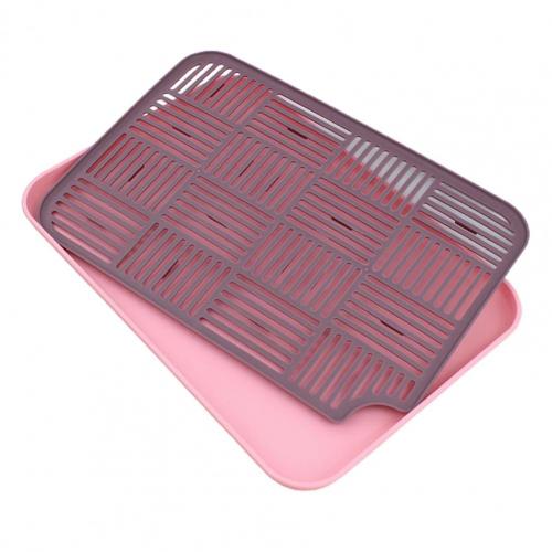 Double-Layer Portable Fruit Tray with Removable Grid for Kitchen and Dining