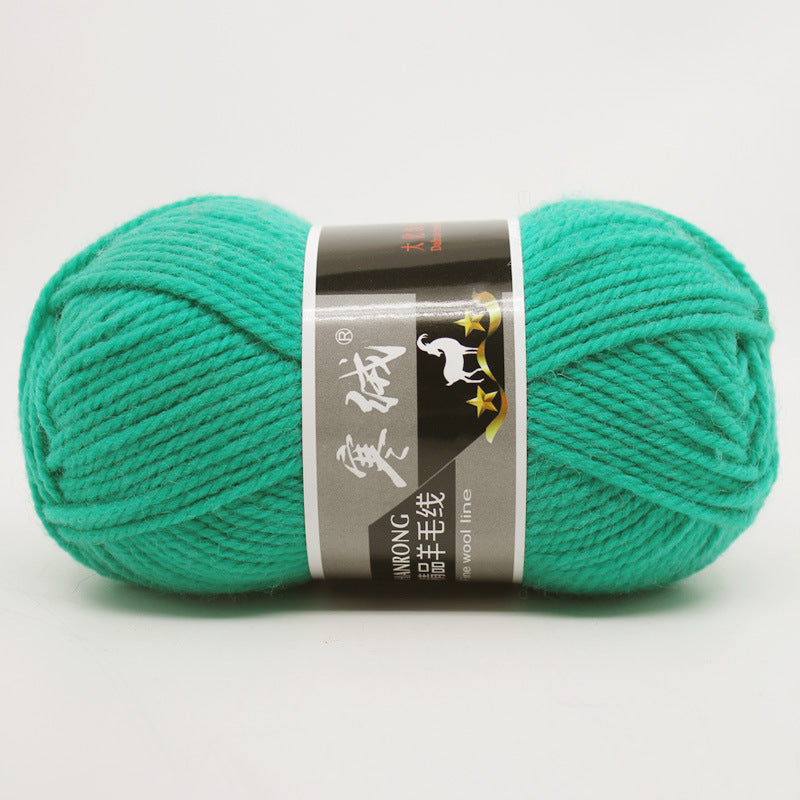 Thick Knitting Yarn Ball for Self-Woven Crafts - Cashmere Wool Material Kit