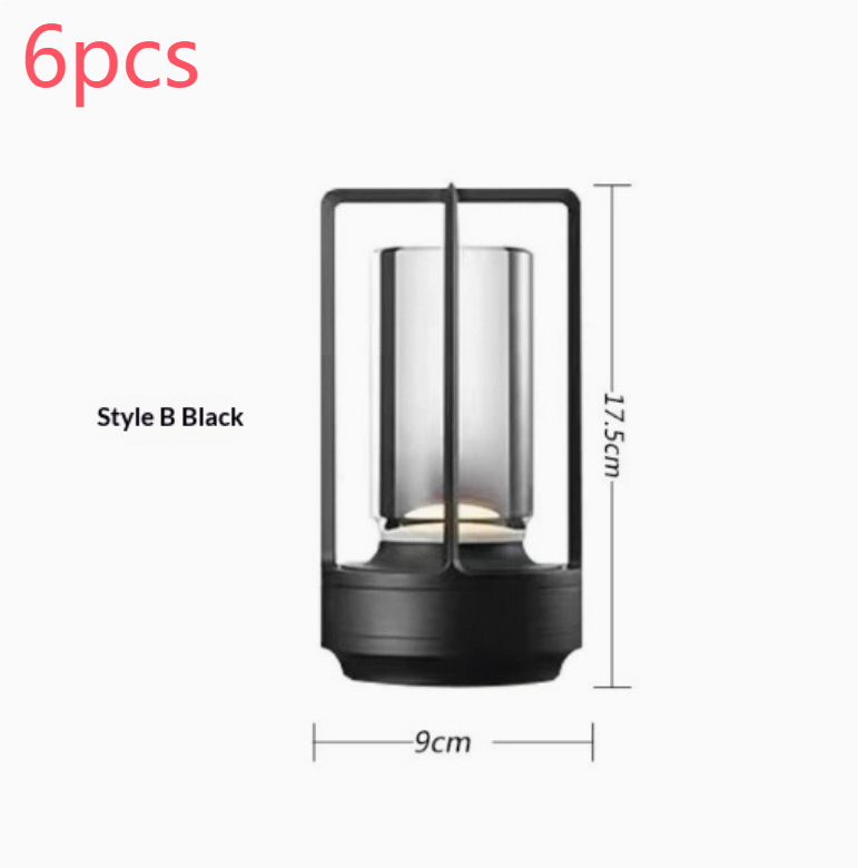 Portable Touch Control LED Night Light with 5000mAh Battery for Bedroom Camping & Home