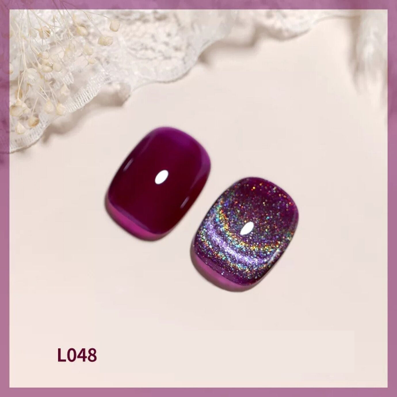 Colorful Laser Cat Eye Nail Polish Set - UV Gel & Acrylic Compatible