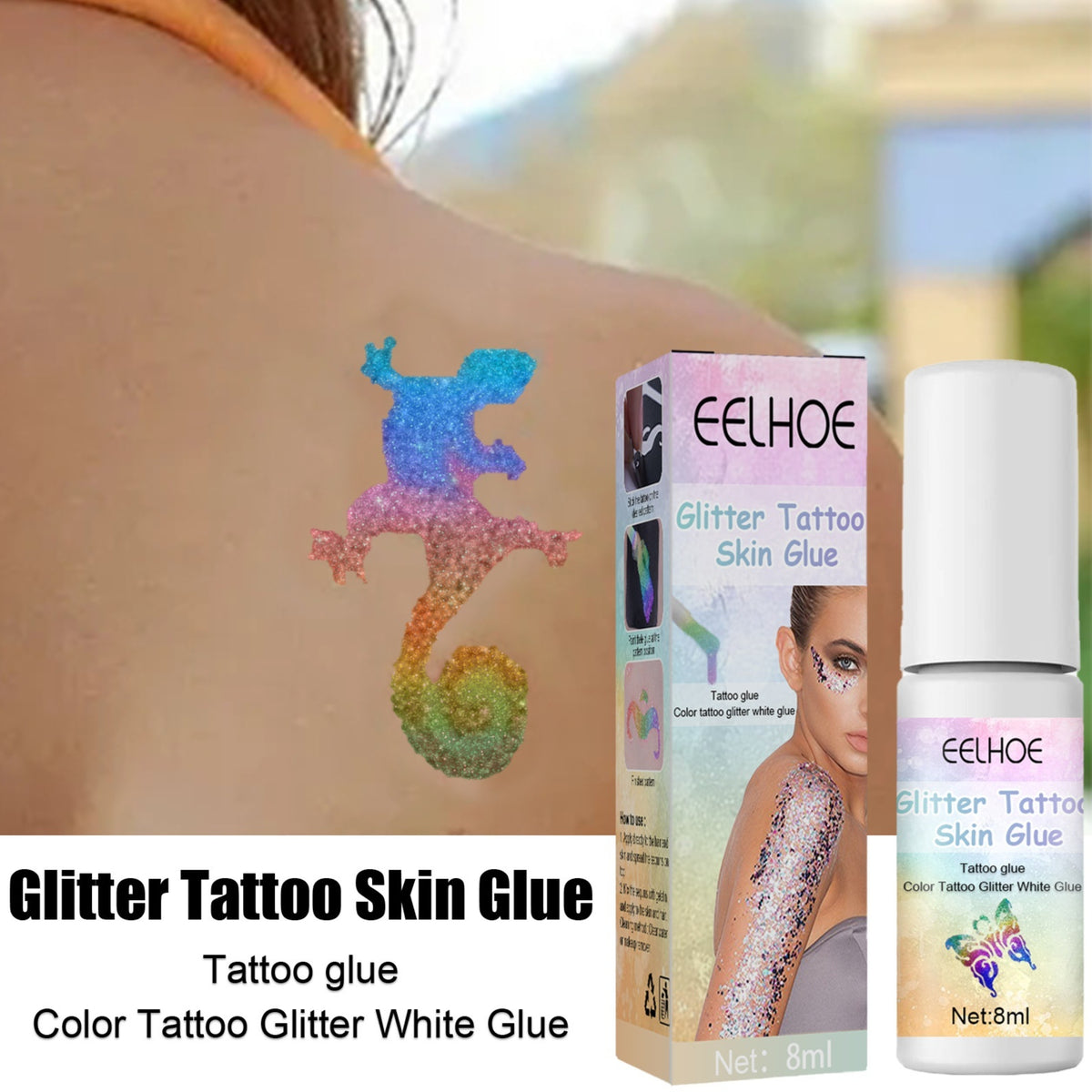 Glitter Glue for Body & Facial Makeup - 8ml