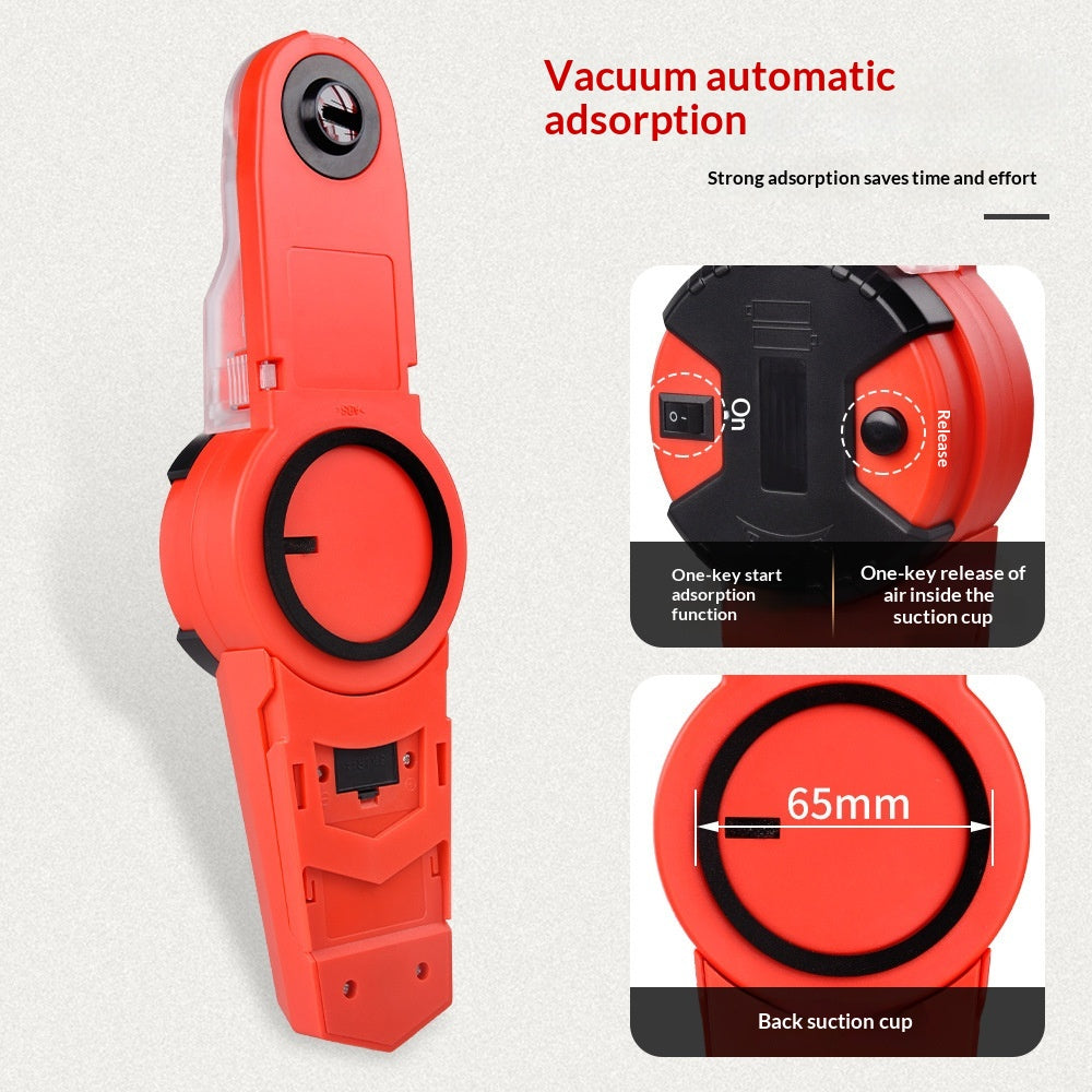 Electric Drill Dust Collector for Cordless & Impact Drills - Red