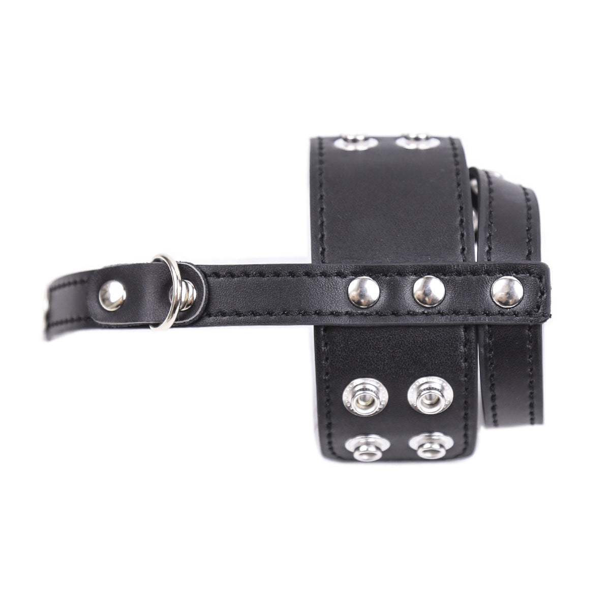 Adult Bondage Shrink Extension Set for Men Black - Erotic Sex Toy