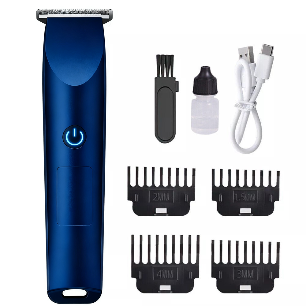 Electric Beard Trimmer & Hair Clipper - Rechargeable USB Shaving Machine