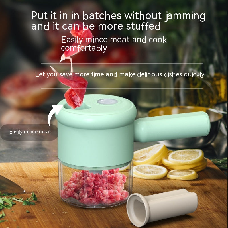 Multifunctional Electric Vegetable Cutter & Kitchen Hammer Set - Household Food Prep