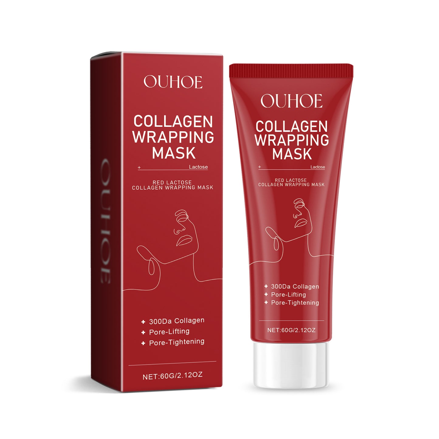 Collagen Tearing Face Mask - Hydrating & Firming Anti-Wrinkle Treatment
