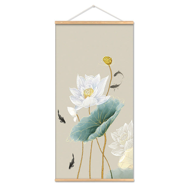 Modern Landscape Wall Art Mural Canvas for Home Decor – Frameless Fabric Painting