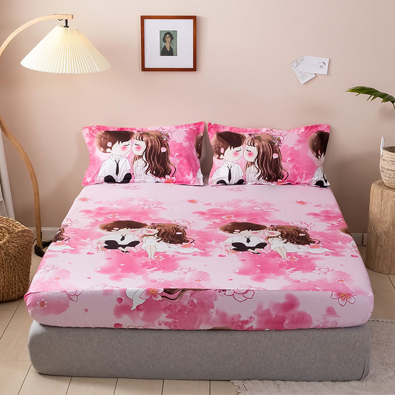 Dustproof Bedspread and Pillowcase 3-Piece Bedding Set - Multiple Sizes & Styles