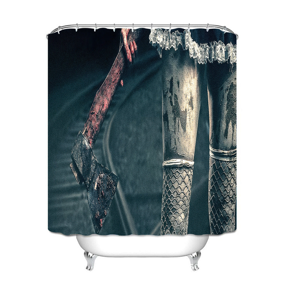Waterproof Shower Curtain with Mildew Resistance - Cross Border North