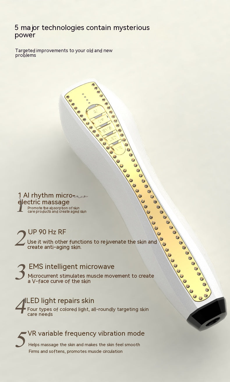 Micro-Current RF IPL Skin Care Device for Face Lifting and Rejuvenation
