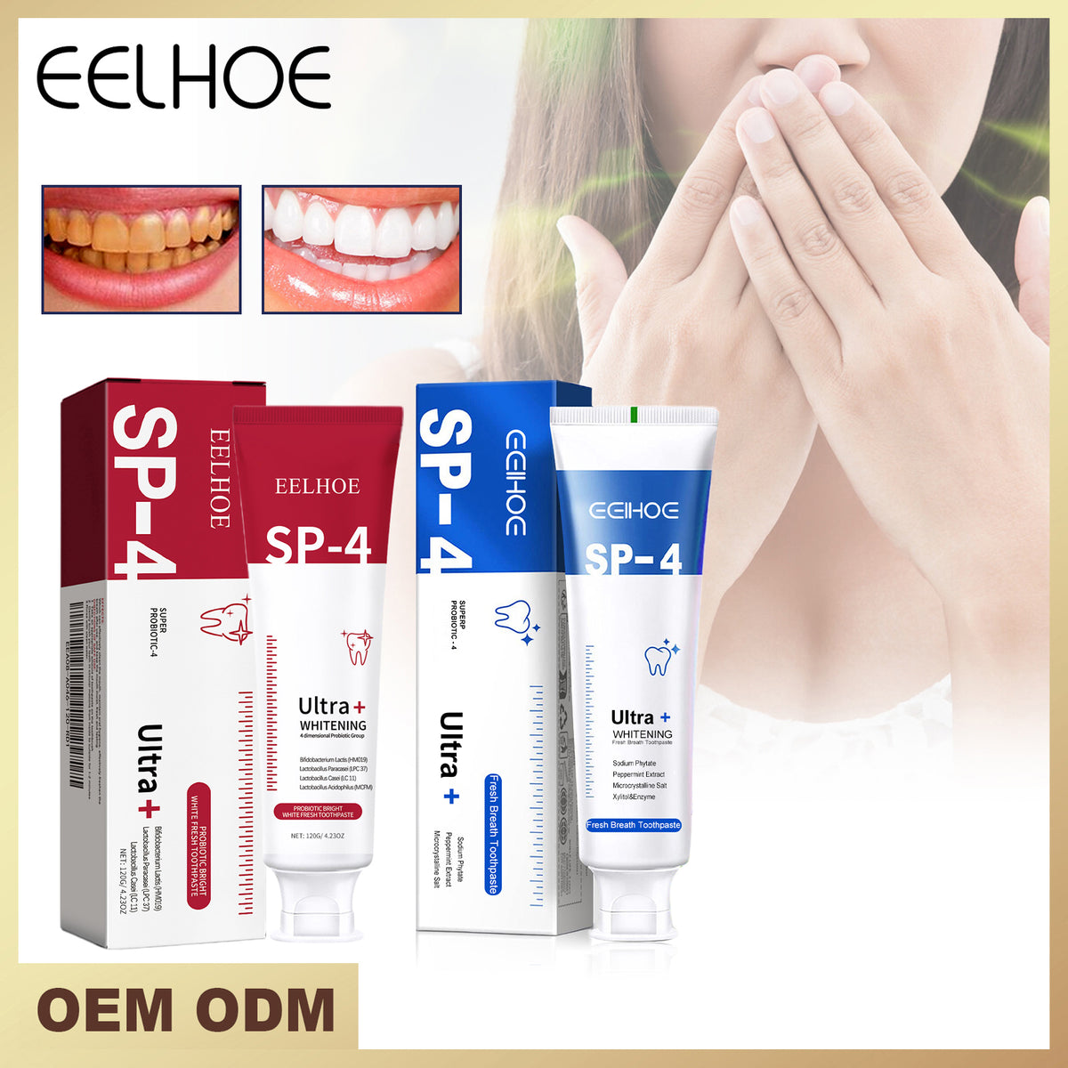 Probiotic Whitening Toothpaste 120g