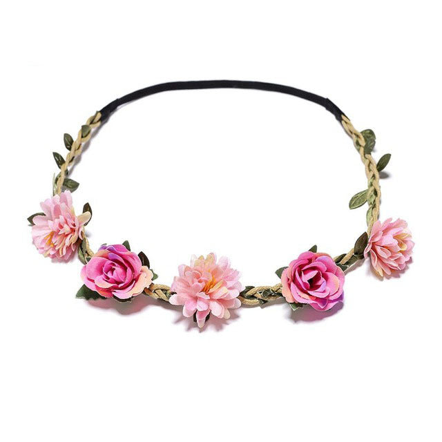 Small Flower Rose Headband for Women Hair Accessory - Multiple Styles