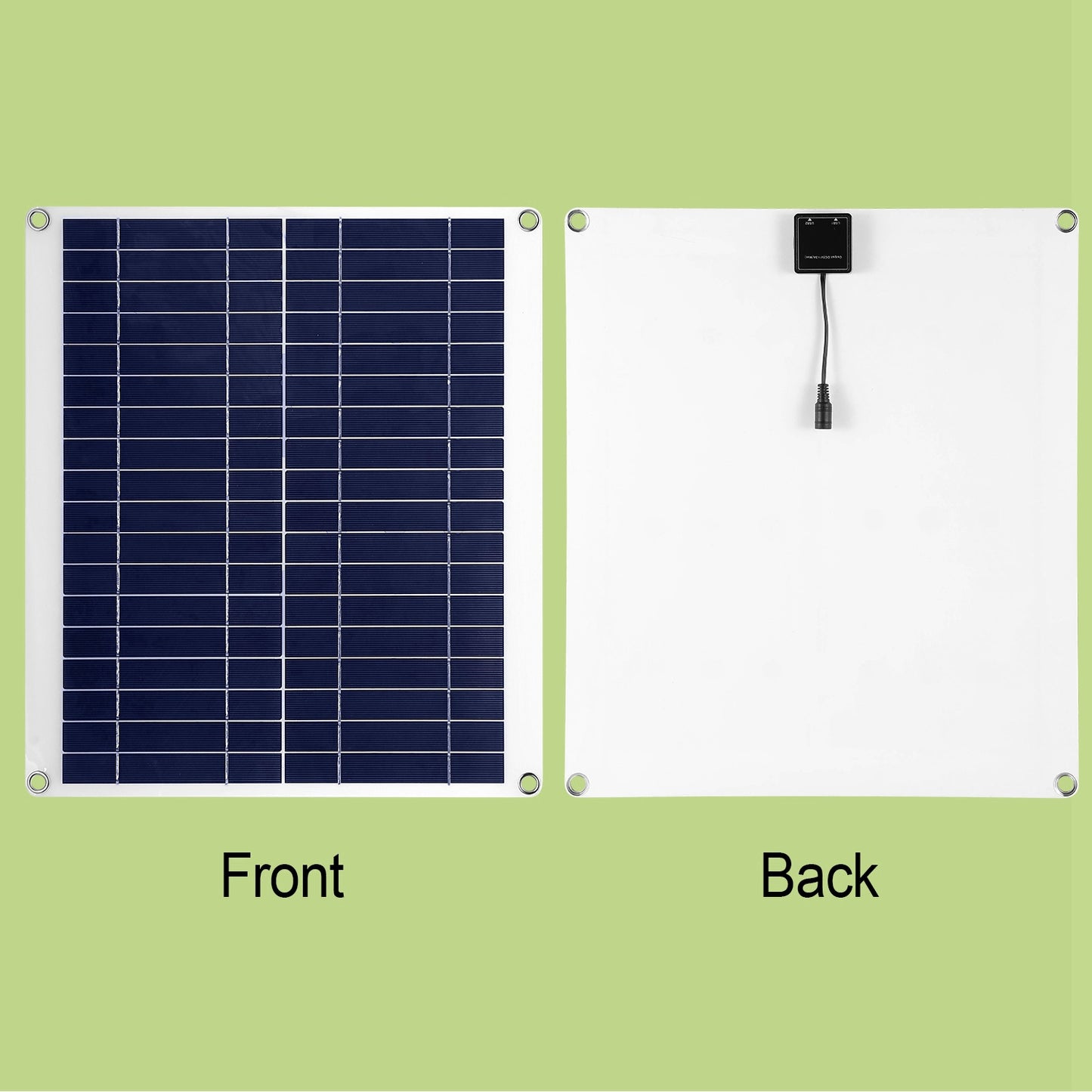 12V 25W Outdoor Solar Panel Battery Charger with Dual USB Ports