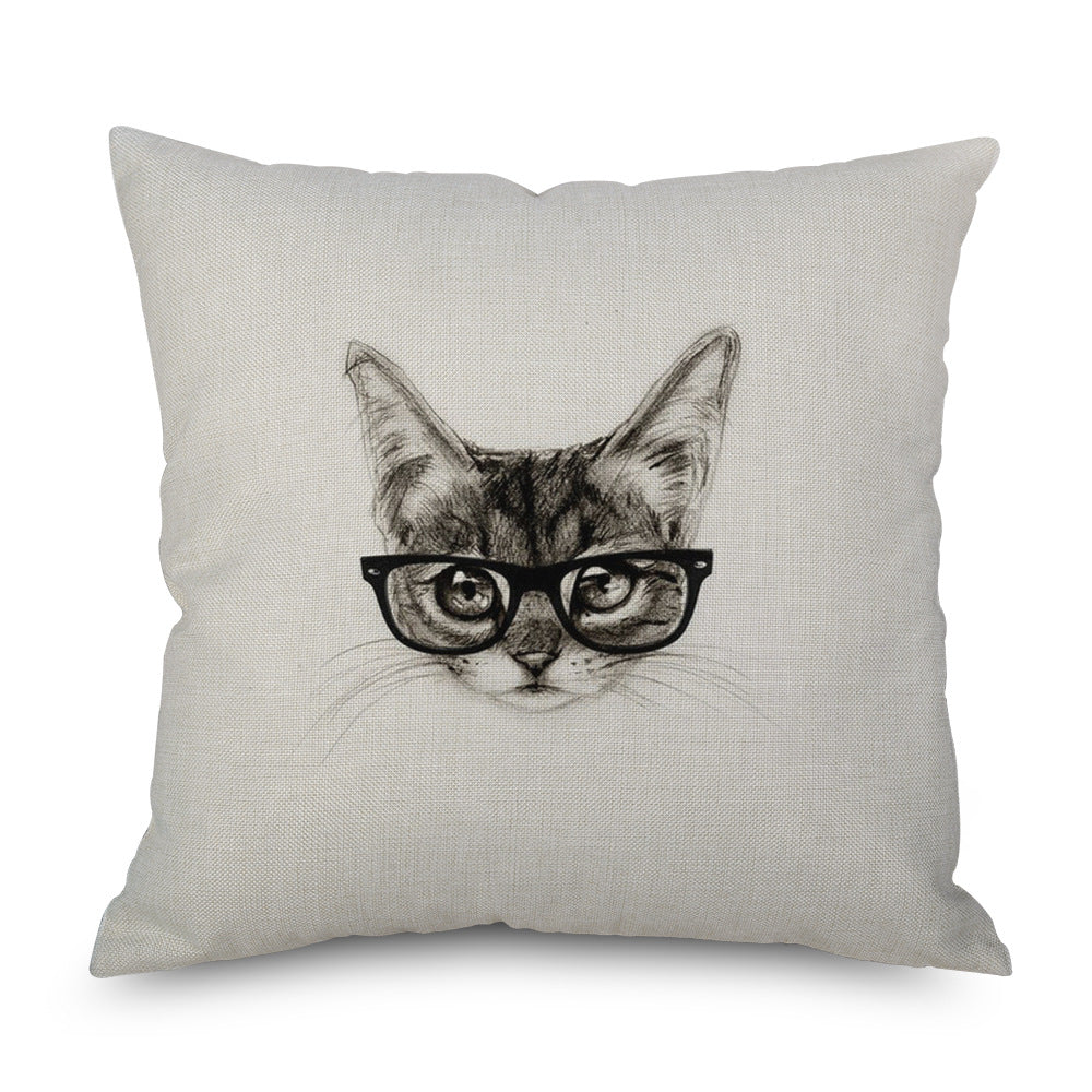 Corporate Linen Pillowcase 45cm Modern Home Cushion Cover