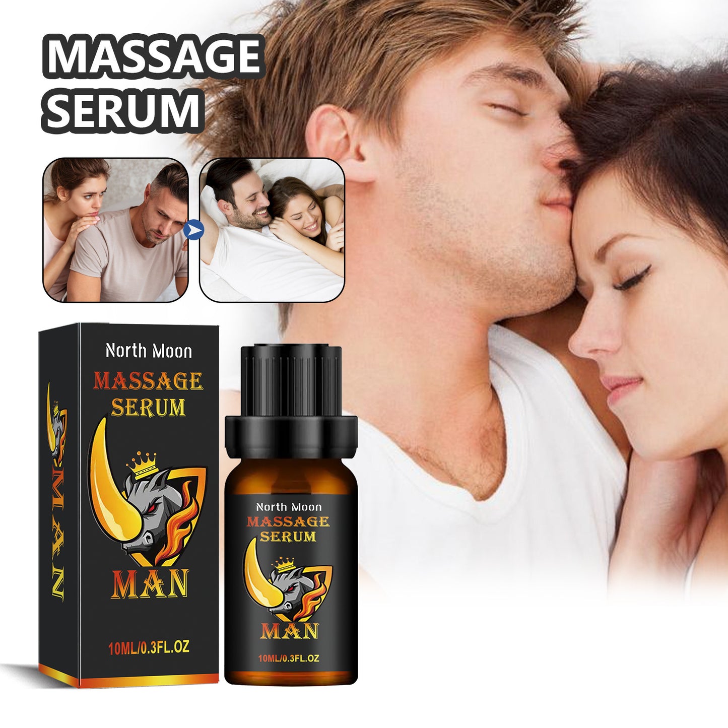 Men's Body Care Essential Oil 10ml - Massage & Skin Nourishment