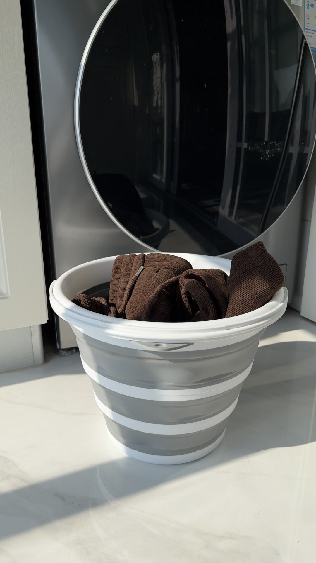 10L Plastic Folding Bucket for Household, Garden & Fishing Use