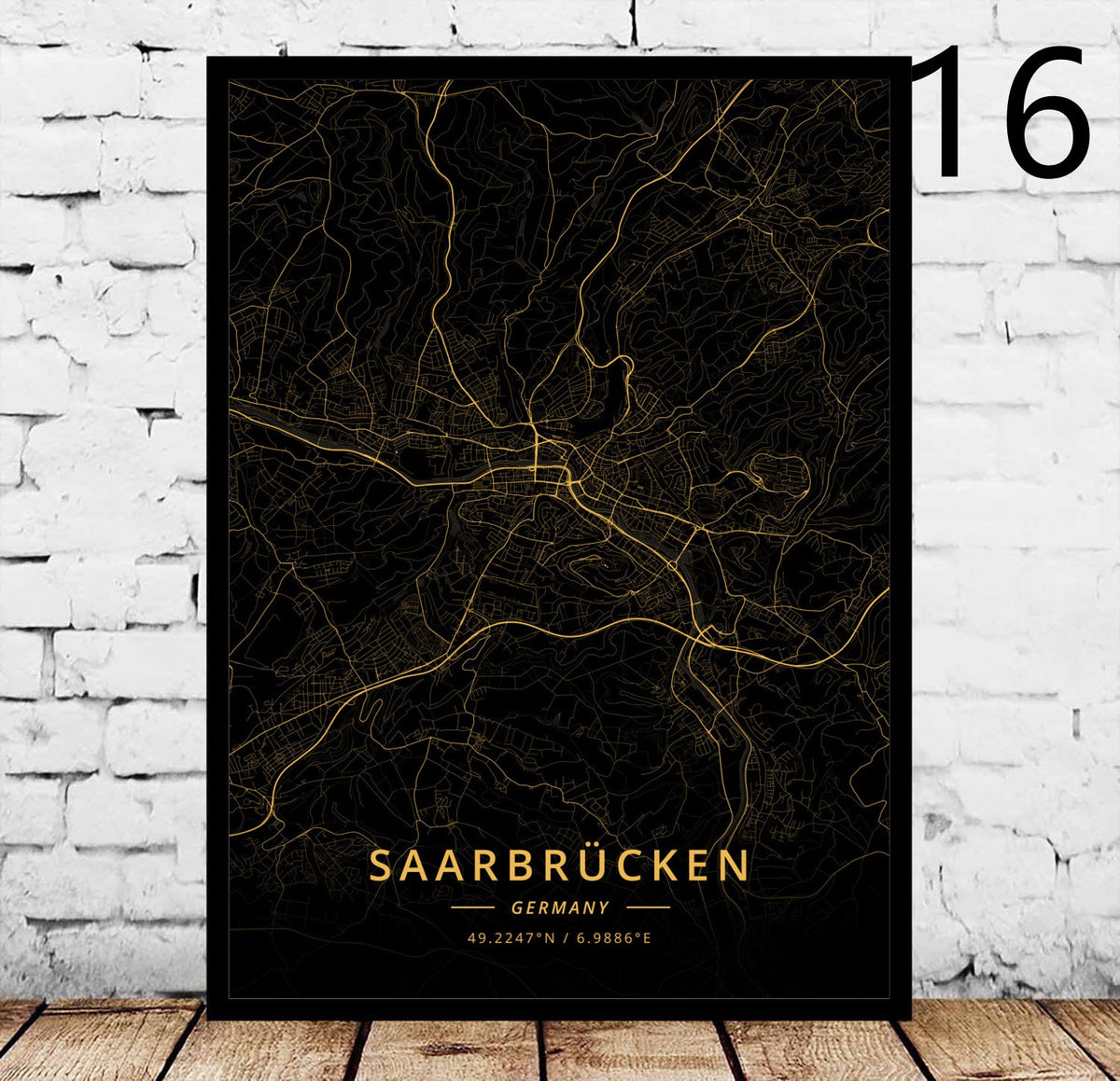 Decorative Canvas Art Poster for Home & Garden Wall Decor - Rostock's City