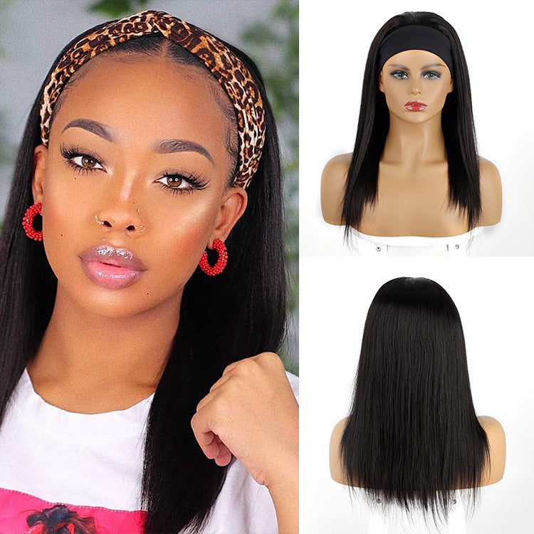 Ice Hair Band Wigs for Long Straight Hair - Multiple Colors & Lengths