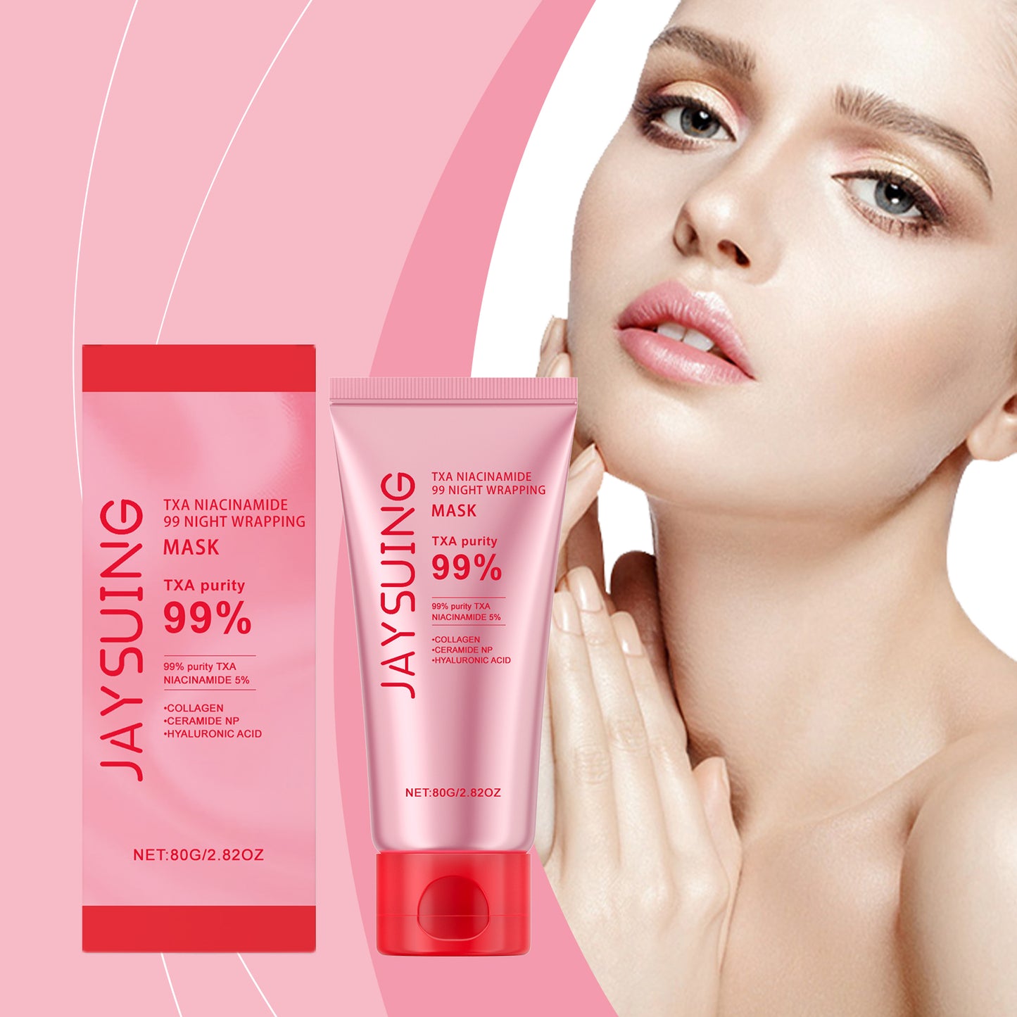 Nicotinamide Peel-Off Facial Mask - Deeply Hydrating & Smoothing Skincare