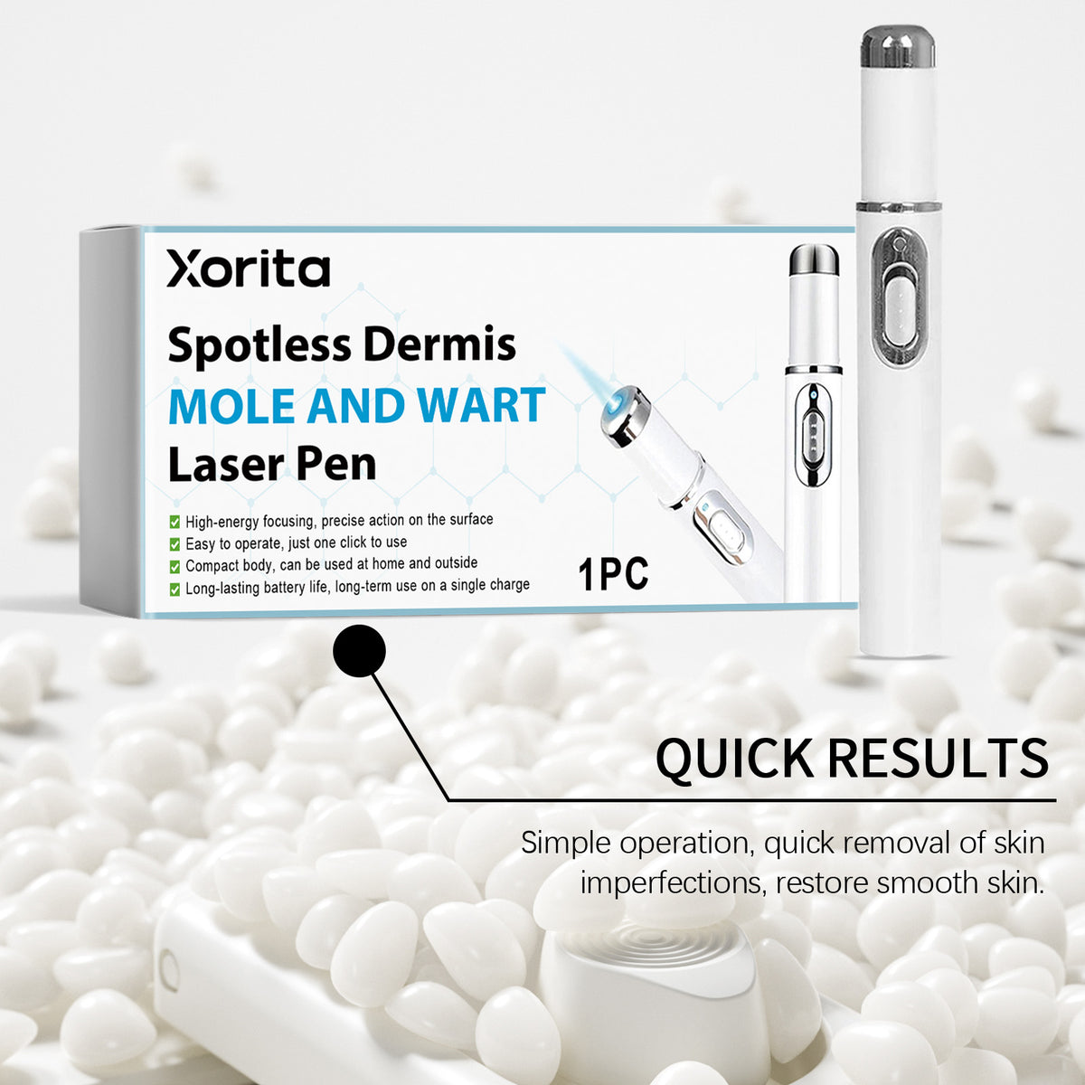 Face Skin Care Laser Pen - Portable Skin Treatment Device