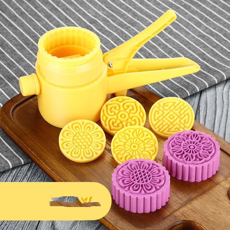 Moon Cake Mold Kit - Buckle Type Snow Skin Printing Tool for Traditional Mooncakes