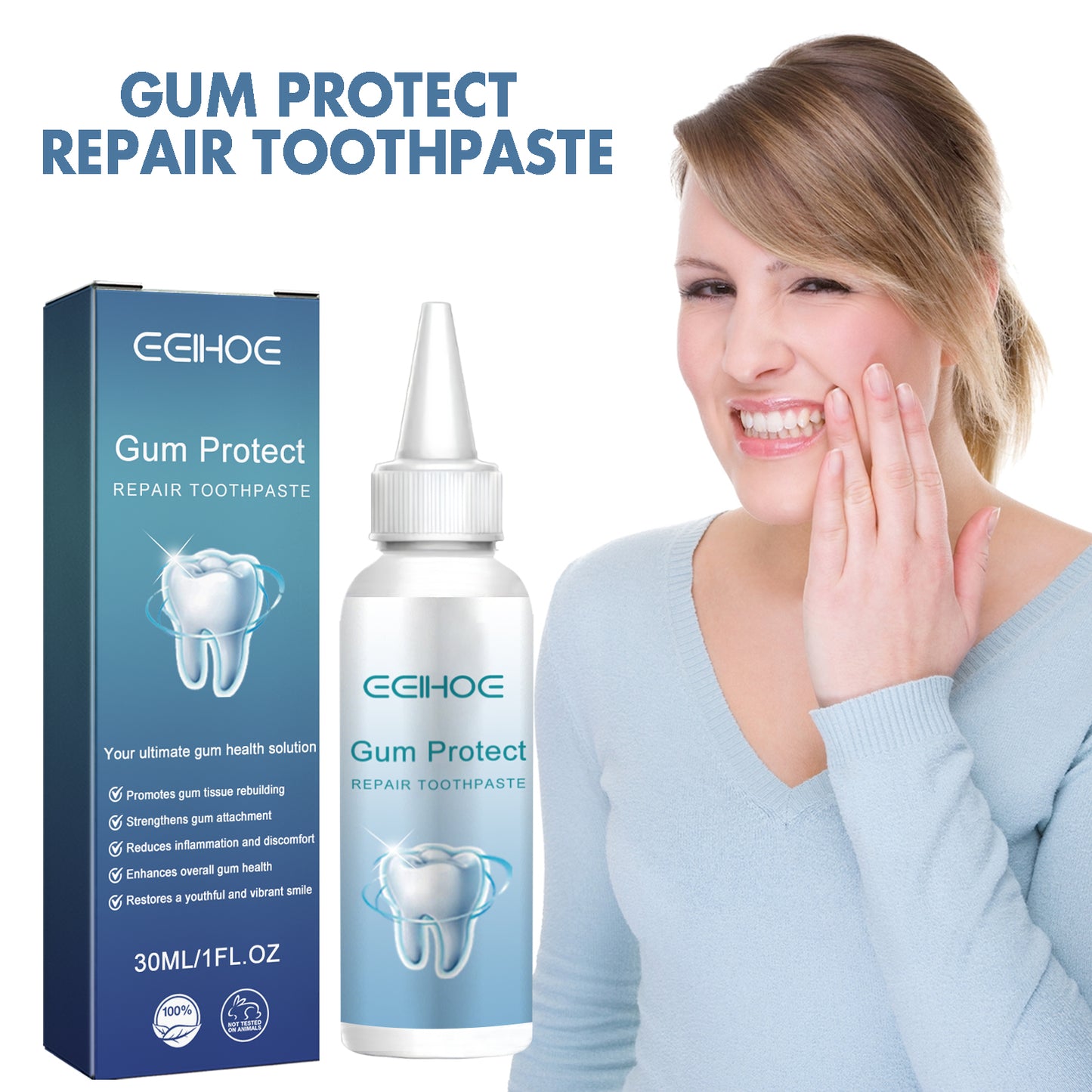 Gum Care Toothpaste 30ml - Oral Hygiene, Fresh Breath & Gum Health