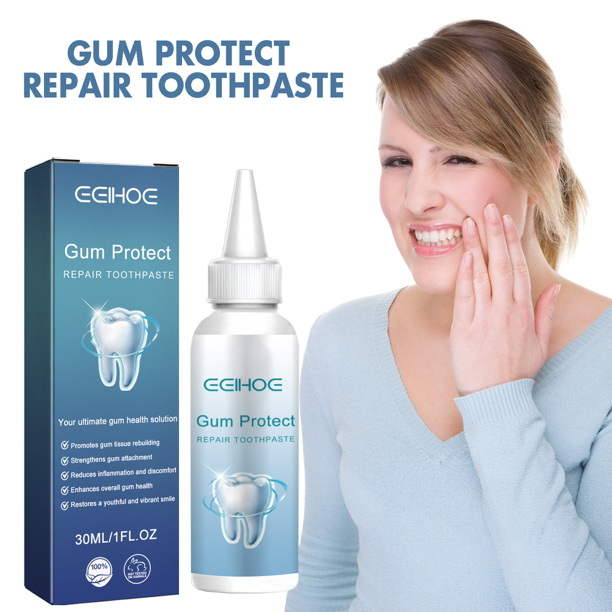 Gum Care Toothpaste with Honeysuckle Extract 30ml