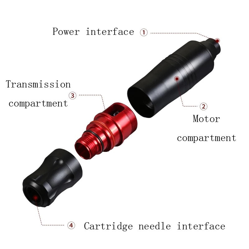 Mini Tattoo Pen Machine Kit with Power Supply