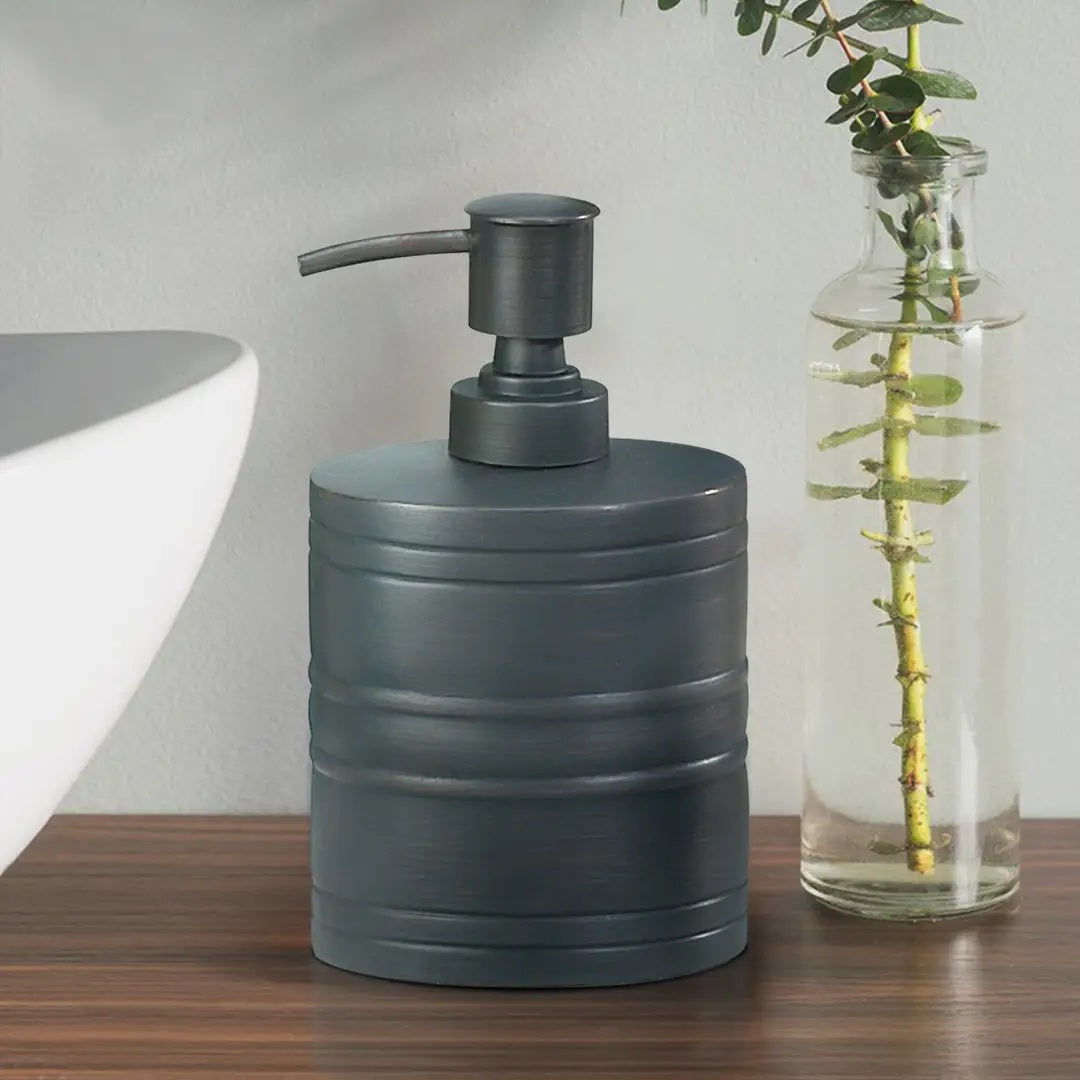 Stainless Steel Liquid Soap Dispenser Pump Bottle Bathroom Vanity &