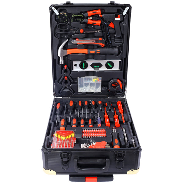 969-Piece Home Repair Tool Set with Rolling Toolbox and Storage Drawers