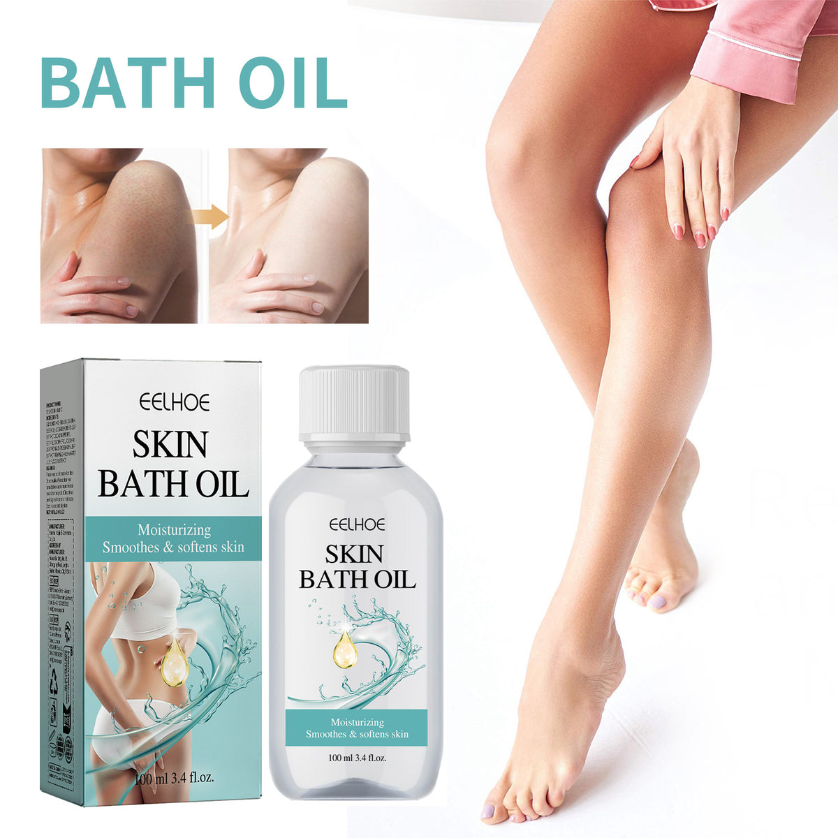 Body Bath Oil 100ml - Moisturizing Shower Oil