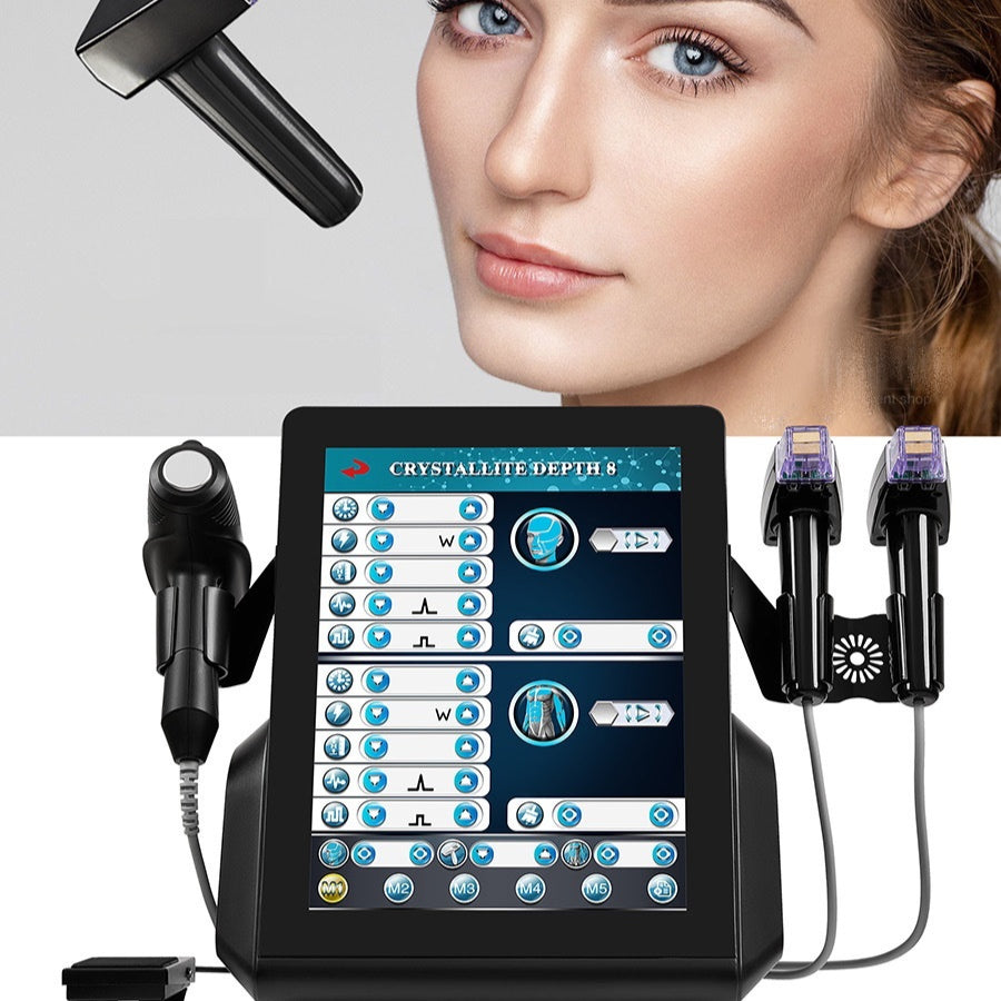 Gold Microneedle Skin Rejuvenation Device for Cosmetic Skin Care - Depth 8