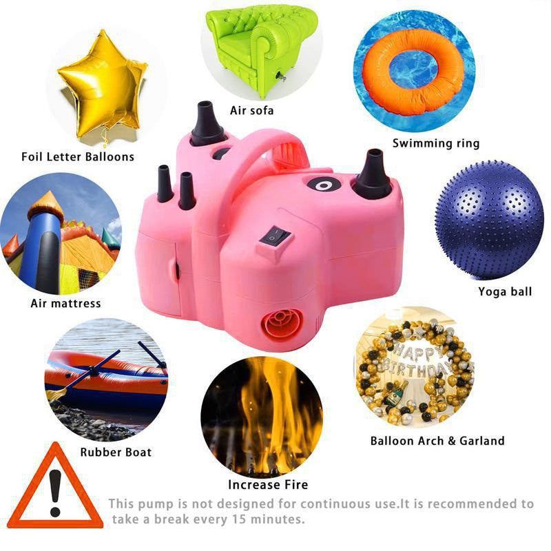 Helium Balloon Pump with Storage Tank for Blowing Balloons - Electric Air Pump