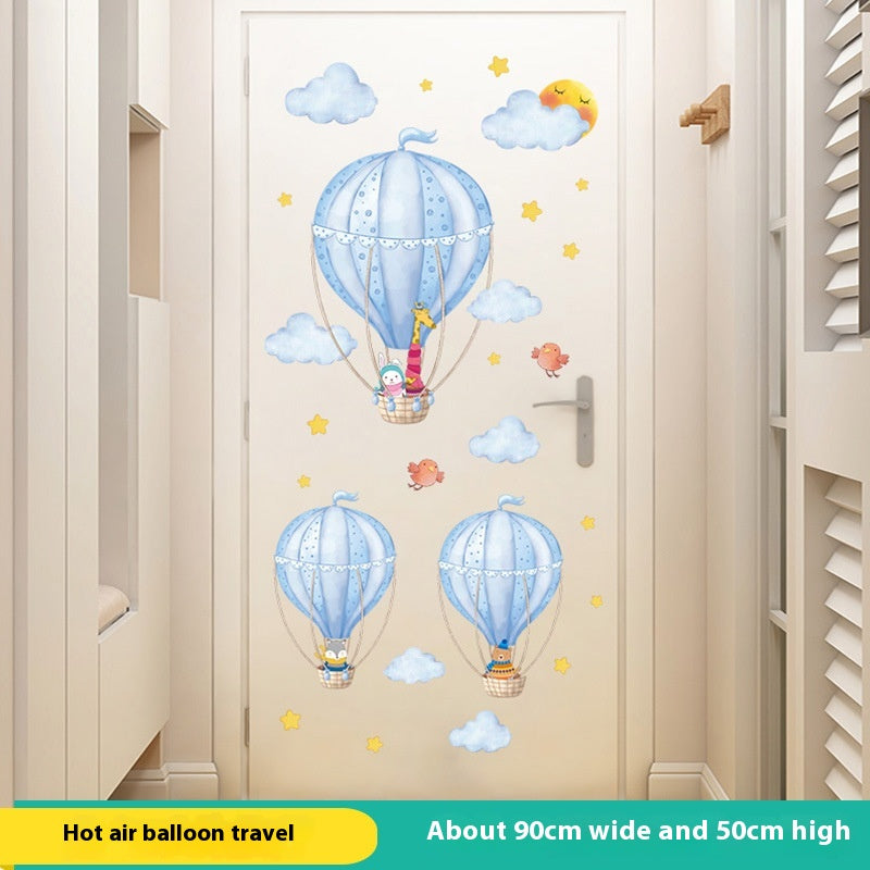Children's Room Wall Sticker - Cartoon Anime Nursery Decor for Bedroom & Door