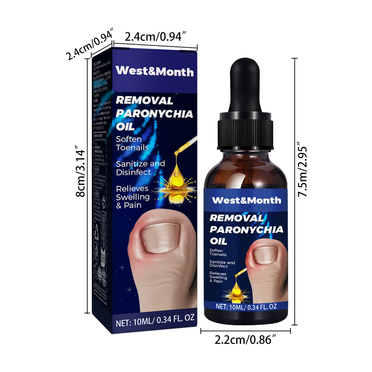 Nail Care Oil 10ml - Toenail & Cuticle Treatment