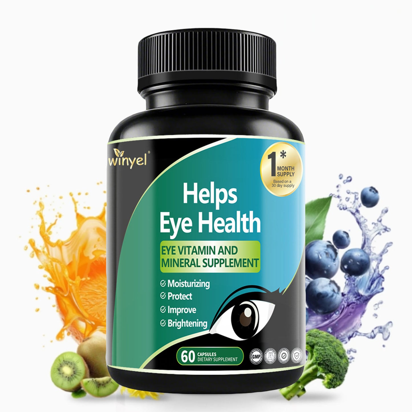 Lutein Eye Supplement - 30-Day Supply for Vision Clarity & Blue Light Support