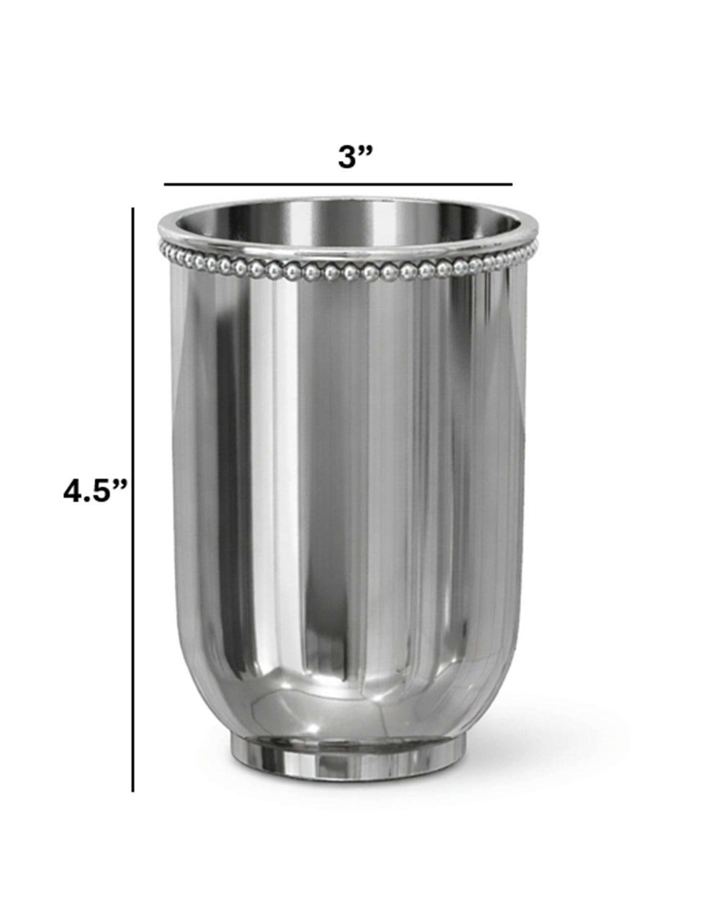 Stainless Steel Bathroom Tumbler Cup Decorative Rinse Cup,Drinking