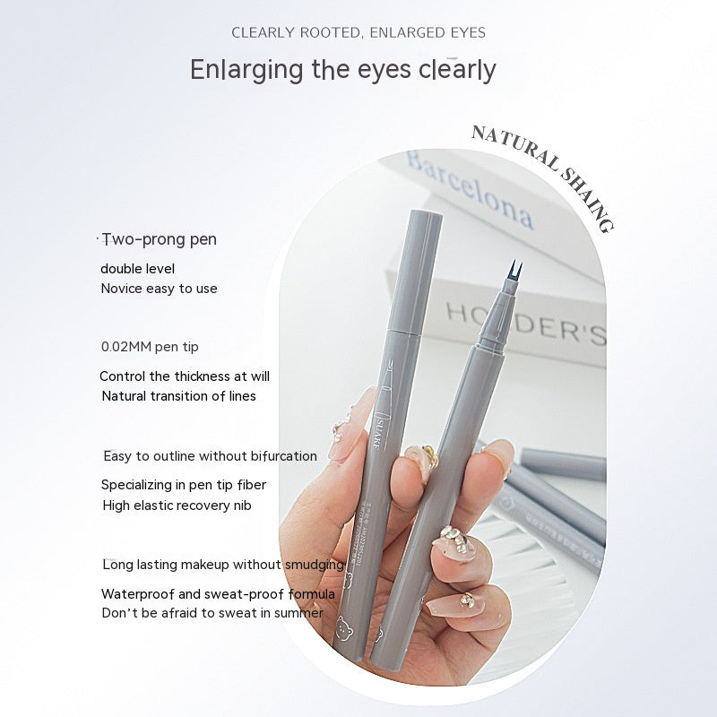 Waterproof Liquid Eyeliner Pen - Ultra-Fine, Anti-Halo, Long-Lasting Makeup