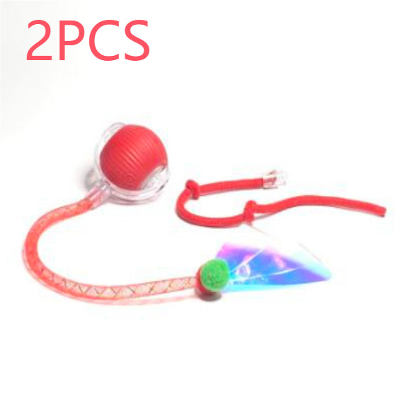 Interactive Cat Toy Ball with Multiple Modes and Realistic Sounds - Fun Pet Chase Toy