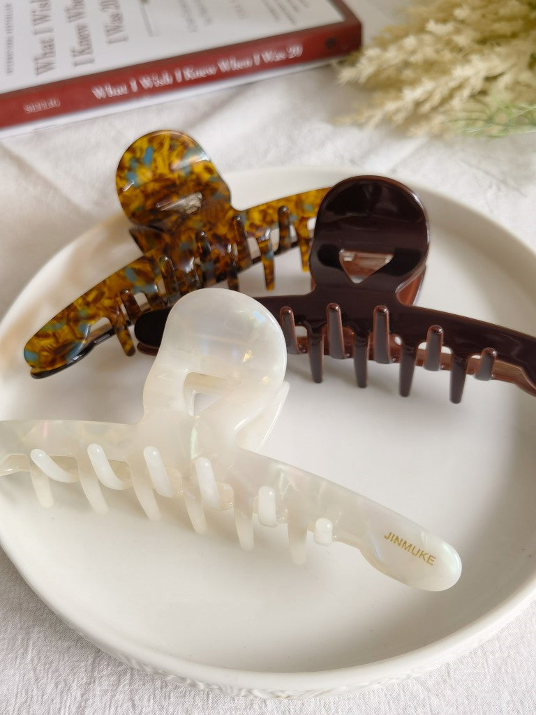 Shark Claw Clip Hair Grip - Large French Acetate