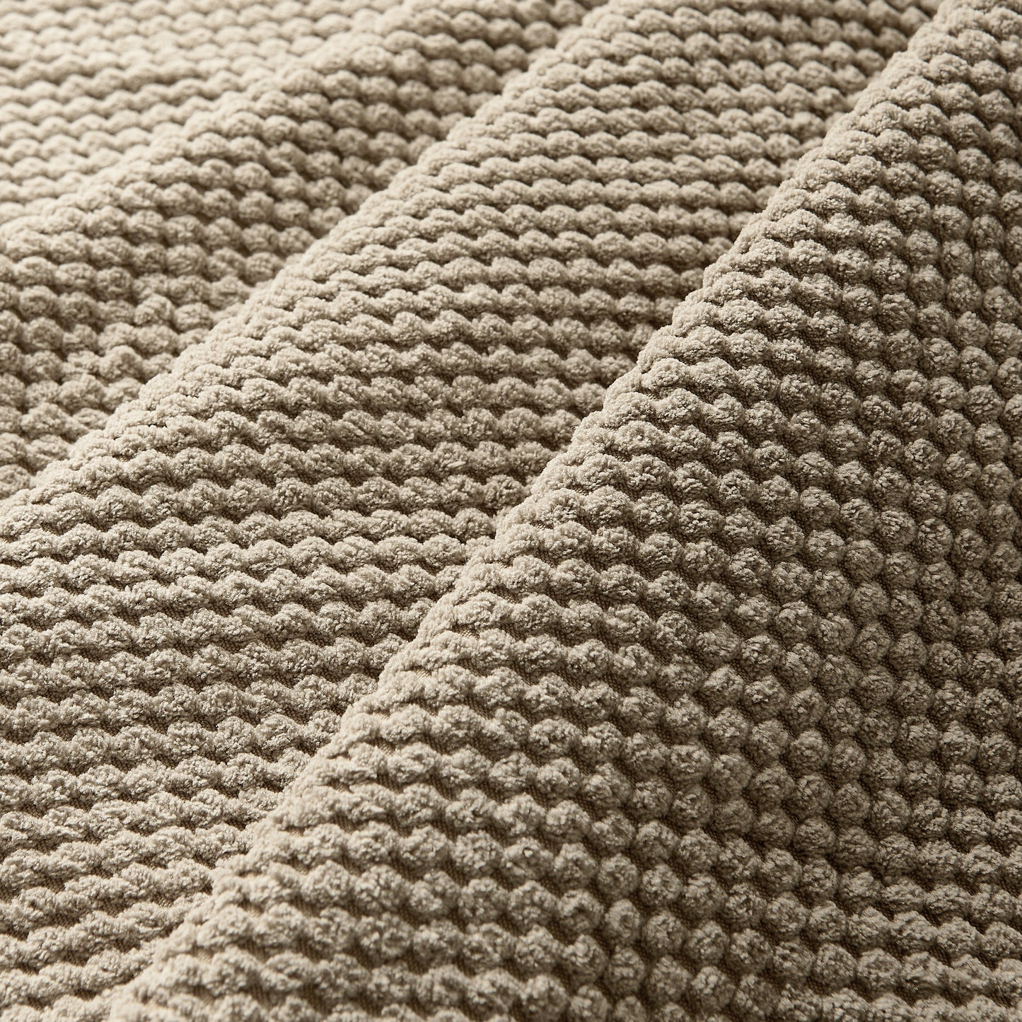 Overstuffed Recliner Chair - Camel Fabric Armchair with Footrest