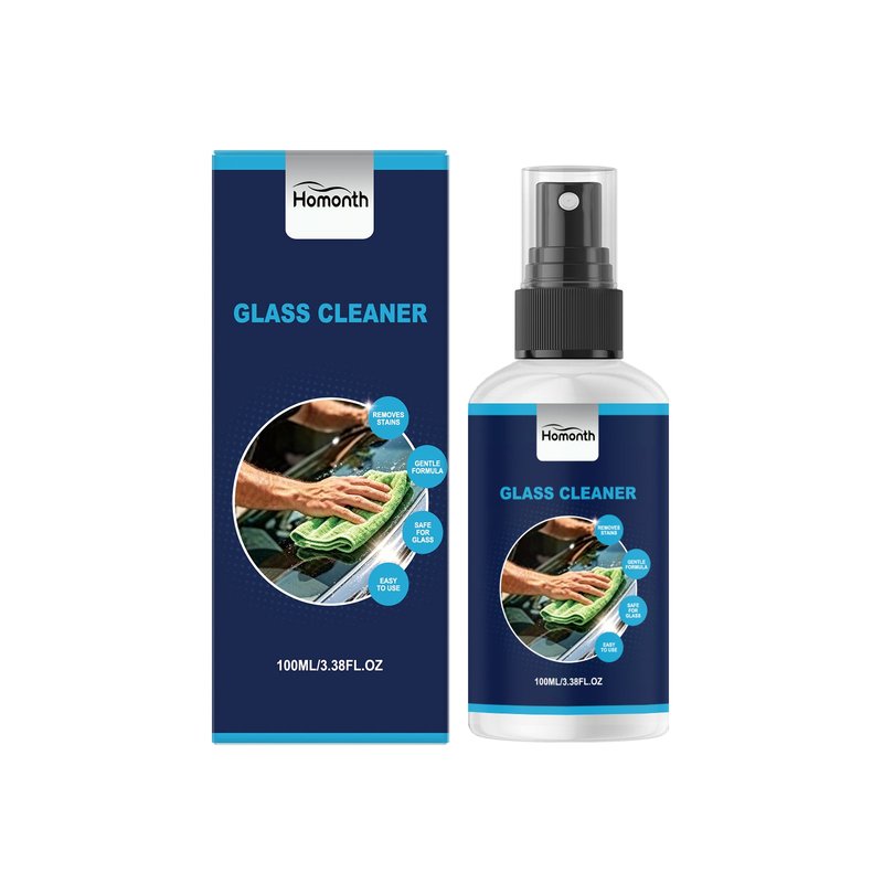 Glass Cleaner 100ml - Streak-Free Surface and Automotive Glass