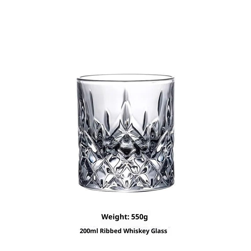 Elegant Crystal Wine Glass Set - Multiple Styles & Sizes