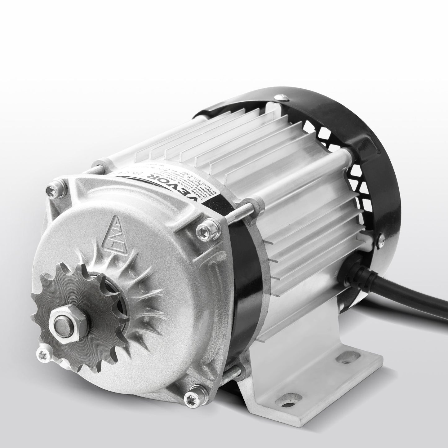 750W Brushless DC Electric Motor Kit 48V for E-Bikes & Scooters - Silver