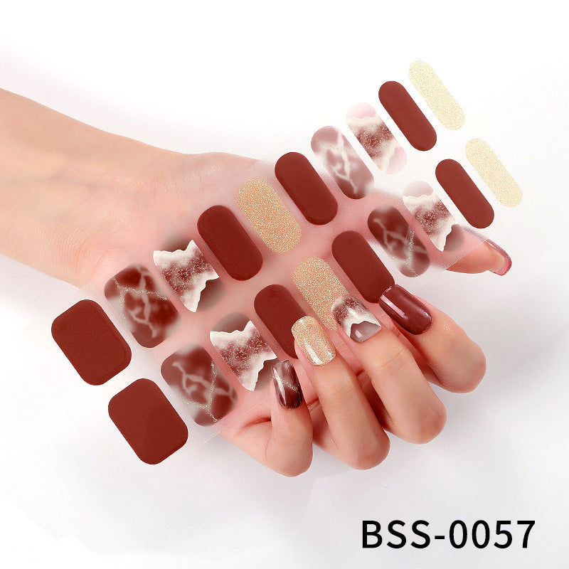 Gel Nail Stickers - Multiple Designs & Colors