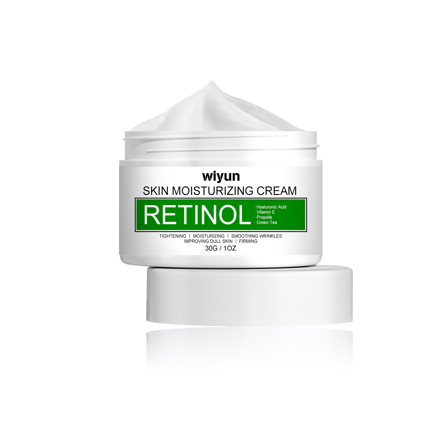 Retinol Moisturizing Cream for Face - Anti-Aging Wrinkle Repair & Brightening