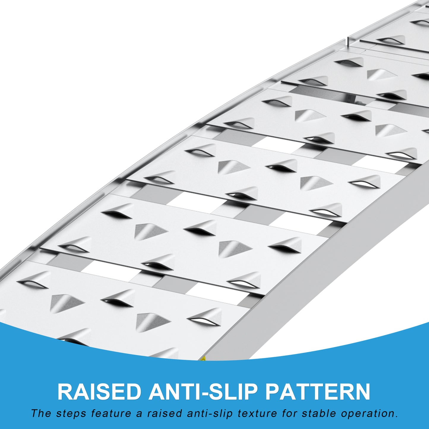 7.5FT Heavy Duty Aluminum Loading Ramp Set For Pickup Truck Beds,
