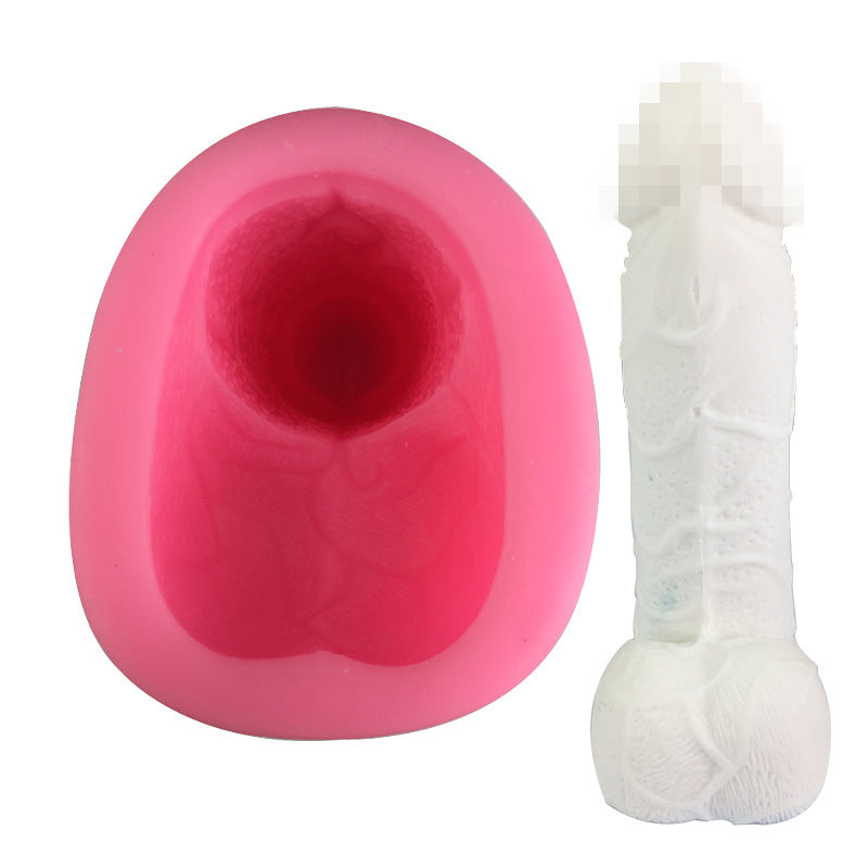 DIY Silicone Mold for Chocolate Decoration, Pink, 12.5x7.5x6.5CM